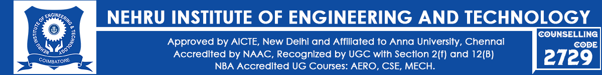 nehru institute of engineering and technology